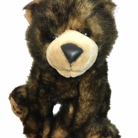Animal Alley Grizzly Bear Plush w/Claws 12in. - Picture 3 of 12